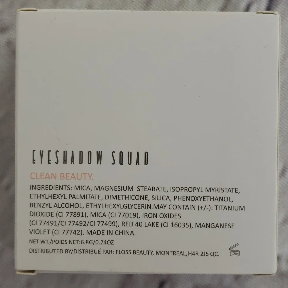 Floss Eyeshadow Quad Just Peachy New in Box Unused Full Size